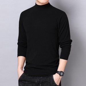 Loose inner base shirt long-sleeved t-shirt men
